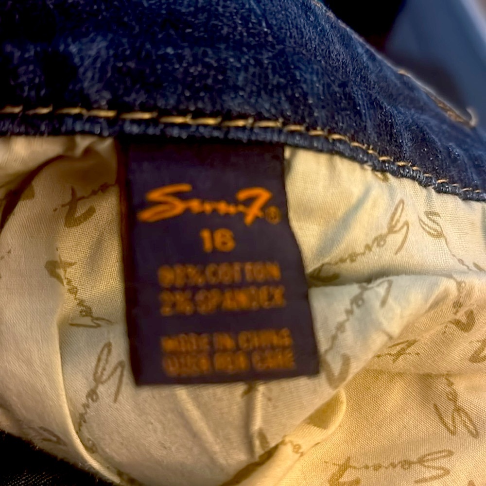 Women's Vintage’s Seven7 Blue Jeans - Picture 7 of 12